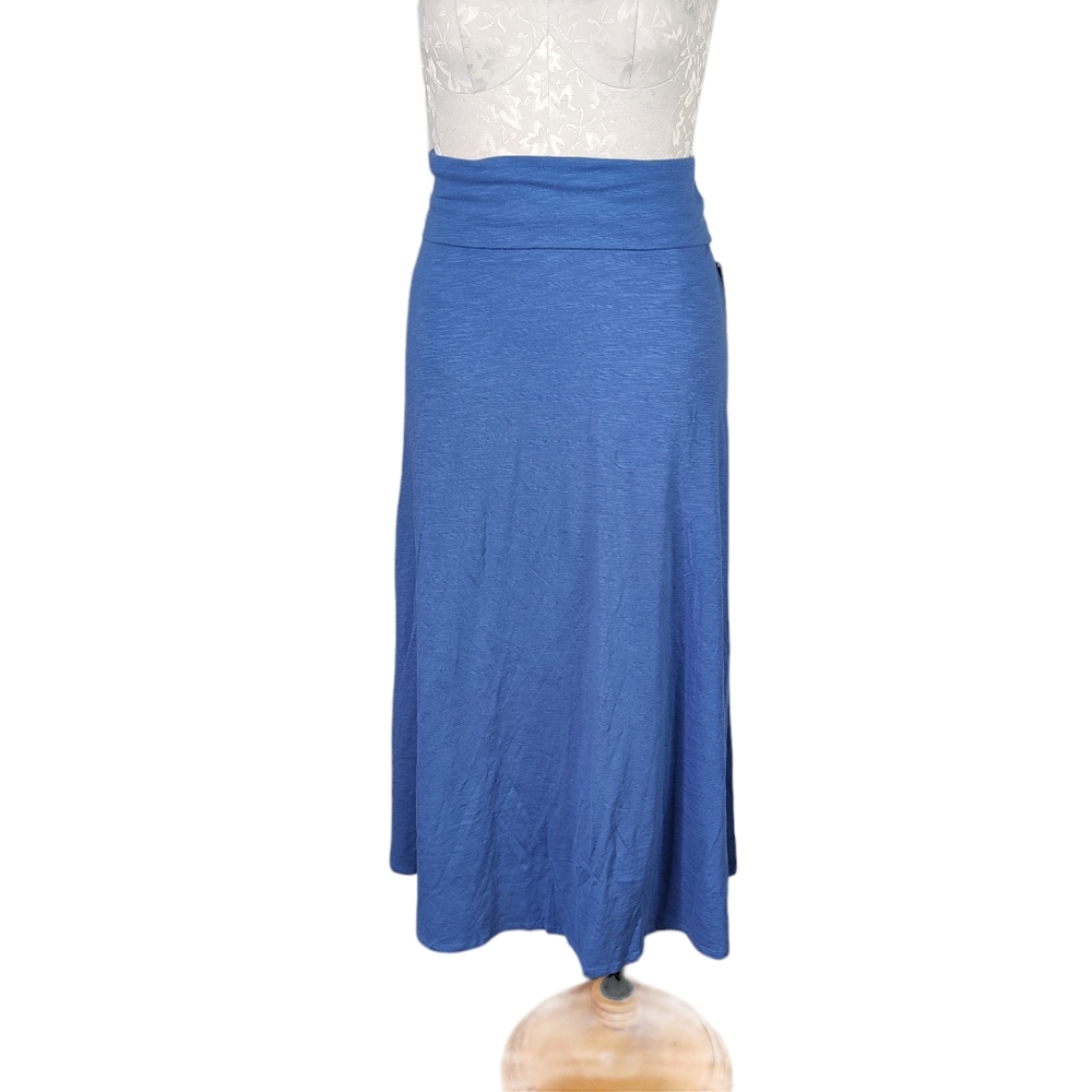 LuLaRoe Blue Maxi Skirt or Dress Versatile Summer Staple